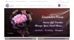 Desktop Screenshot of lavenderflora.com