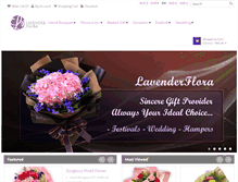 Tablet Screenshot of lavenderflora.com